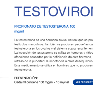 Testosterona Propionato 100mg/10ml